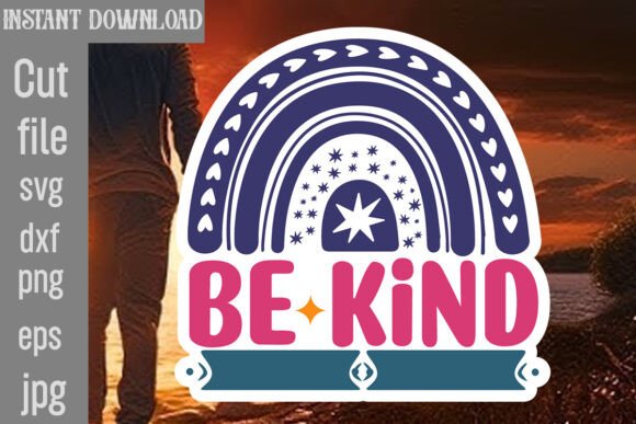Be Kind SVG Cut File for Crafts and Graphics
