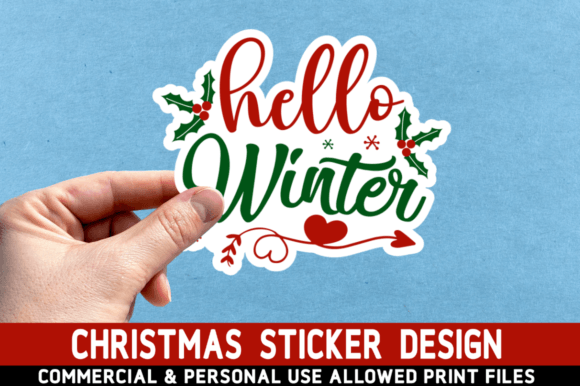 Hello Winter SVG Design for Crafts and Graphics