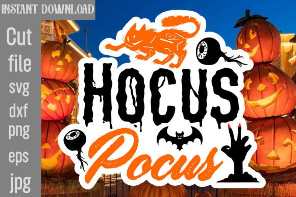 Hocus Pocus Sticker SVG for Crafts and Graphics