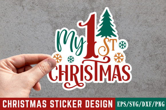 My 1st Christmas SVG Design: Graphics for Crafts and Content