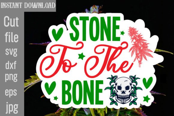 Stone to the Bone SVG Cut File for Graphics and Crafts