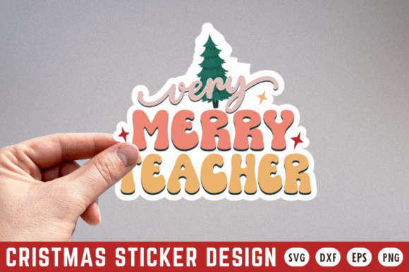 Very Merry Teacher SVG Design: Graphics and Crafts for Holiday Projects